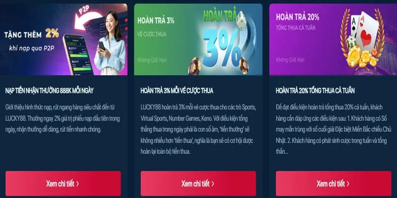 Thưởng nạp lại hàng ngày bắn cá xp88